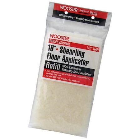 Wooster RR612 10 in. Shearling Lambskin Floor Applicator Refill 71497145505